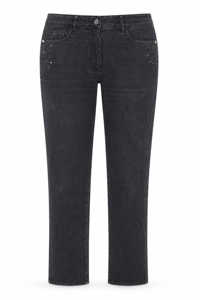 Womens UK Size 10 Bexleys Regular Fit Straight Black Jeans