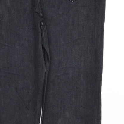 Bexleys Womens Black  Denim Straight Jeans Size 10 L31 in