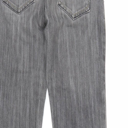 Vavell Womens Grey  Denim Skinny Jeans Size 8 L32 in