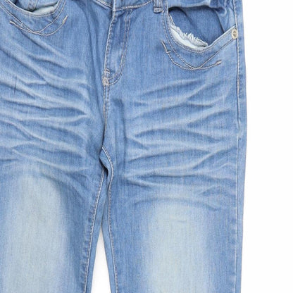 Dolce & Rose Womens Blue  Denim Skinny Jeans Size 10 L31 in