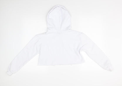 New Look 915 Girls White   Pullover Hoodie Size 10-11 Years