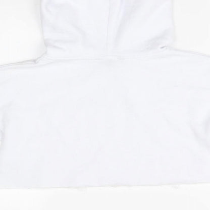 New Look 915 Girls White   Pullover Hoodie Size 10-11 Years