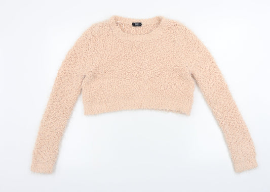 F&F  Womens Pink   Pullover Jumper Size 8