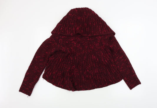 elina novelli  Womens Red   Cardigan Jumper Size 10