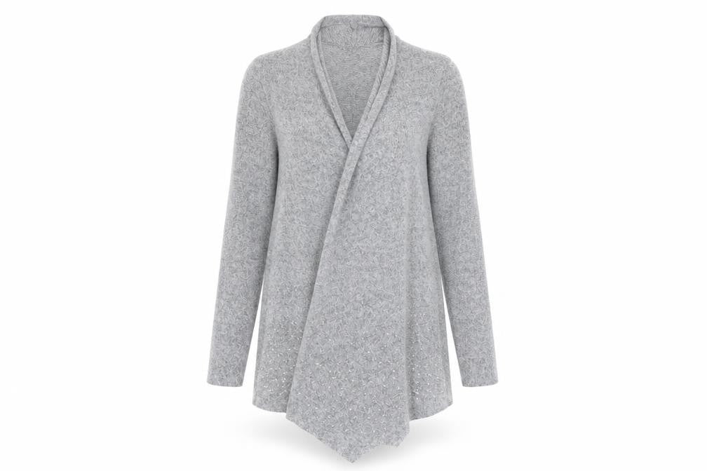 Womens UK Size M George Grey Cardigan Jumper