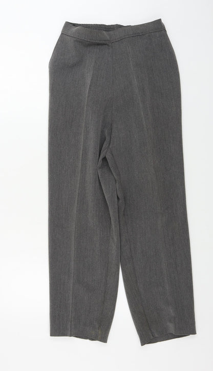 Womens UK Size 14 Preworn Regular Fit  Grey Trousers