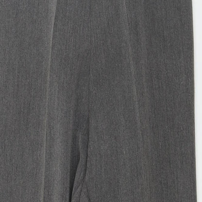 Womens UK Size 14 Preworn Regular Fit  Grey Trousers
