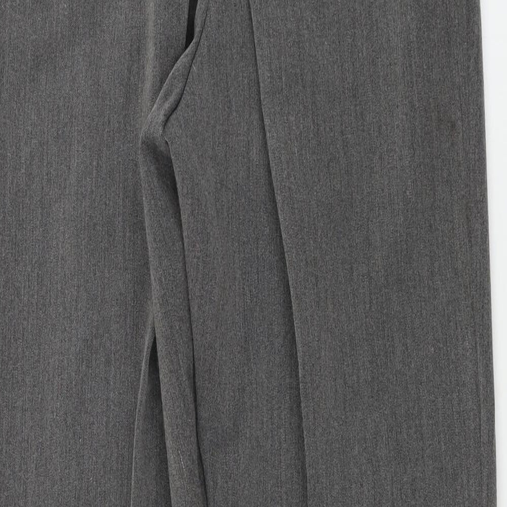 Womens UK Size 14 Preworn Regular Fit  Grey Trousers