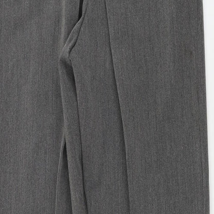 Womens UK Size 14 Preworn Regular Fit  Grey Trousers