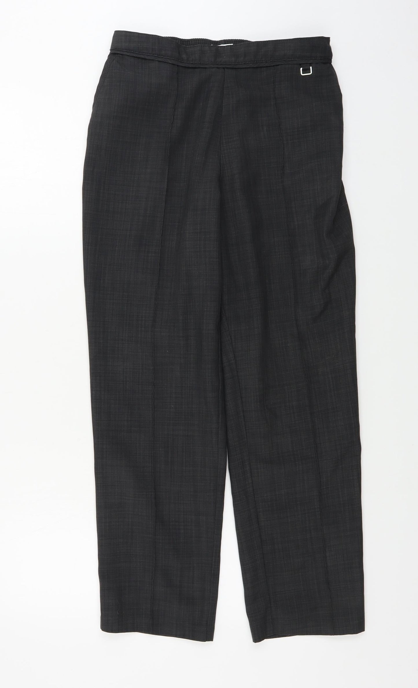Womens UK Size 10 Marks and Spencer Regular Fit  Grey Trousers
