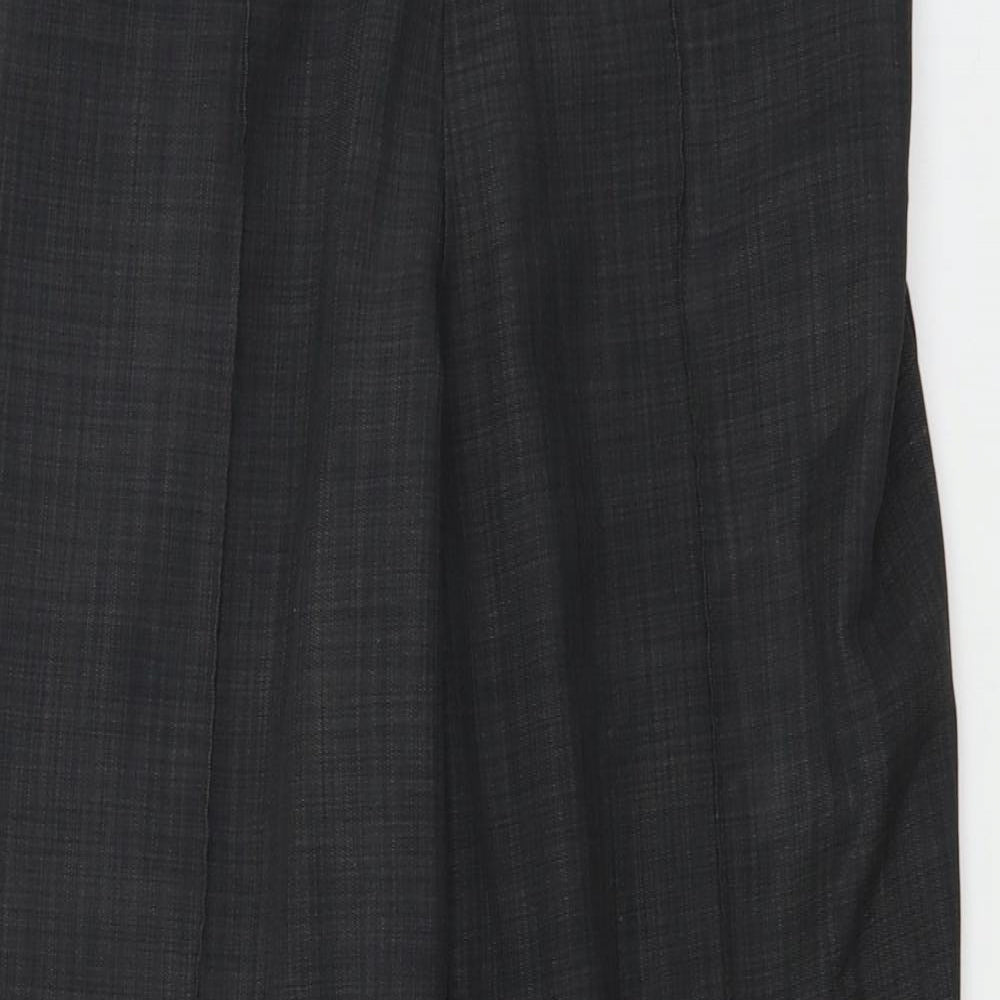 Womens UK Size 10 Marks and Spencer Regular Fit  Grey Trousers