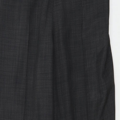 Womens UK Size 10 Marks and Spencer Regular Fit  Grey Trousers