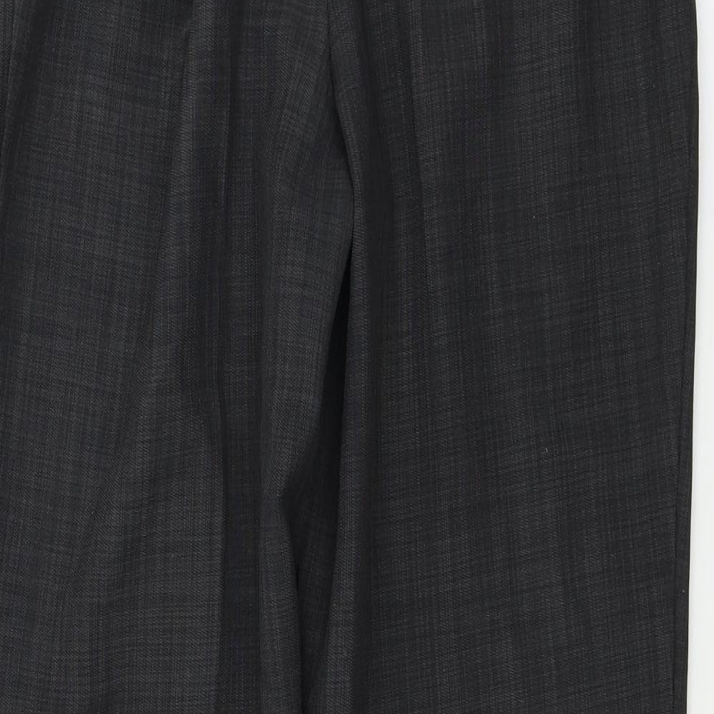 Womens UK Size 10 Marks and Spencer Regular Fit  Grey Trousers