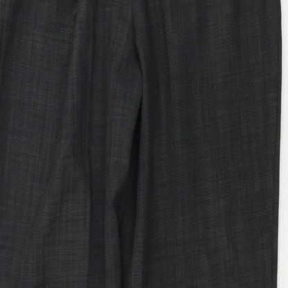 Womens UK Size 10 Marks and Spencer Regular Fit  Grey Trousers