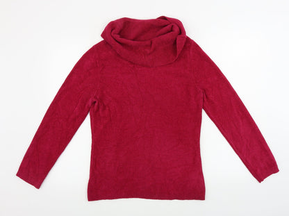 Womens UK Size 12 Marks and Spencer Pink Pullover Jumper