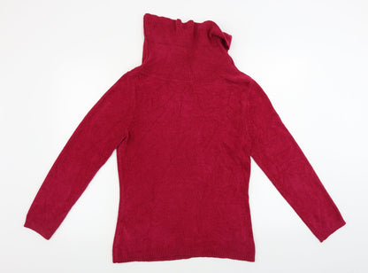 Womens UK Size 12 Marks and Spencer Pink Pullover Jumper