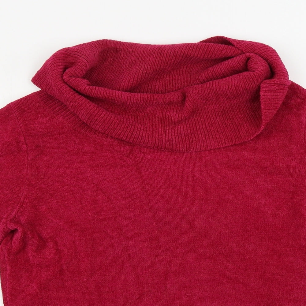 Womens UK Size 12 Marks and Spencer Pink Pullover Jumper