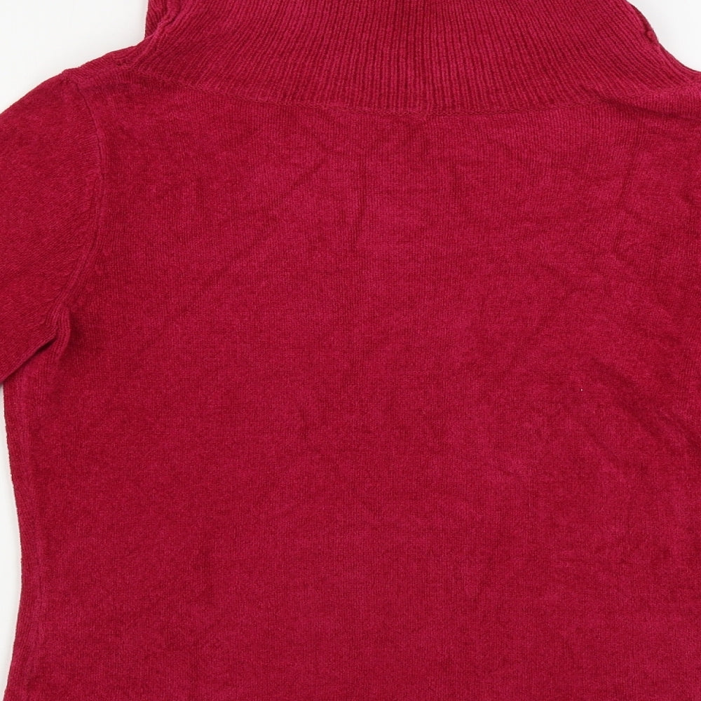 Womens UK Size 12 Marks and Spencer Pink Pullover Jumper