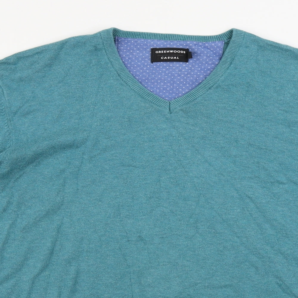 greenwoods     Mens Green   Pullover Jumper Size S