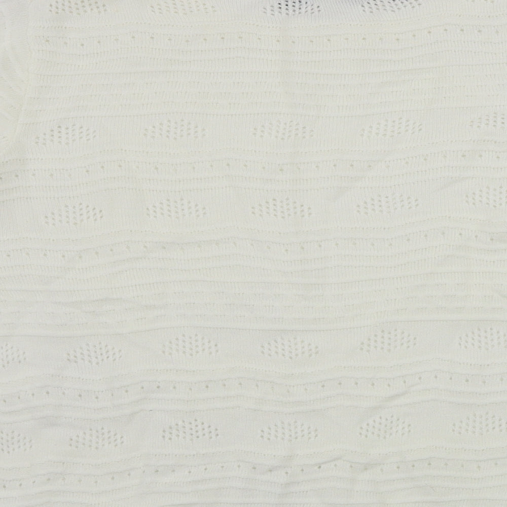 Womens UK Size L ISLE Ivory Pullover Jumper
