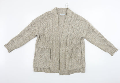 Primark  Womens Beige   Cardigan Jumper   - 2XS
