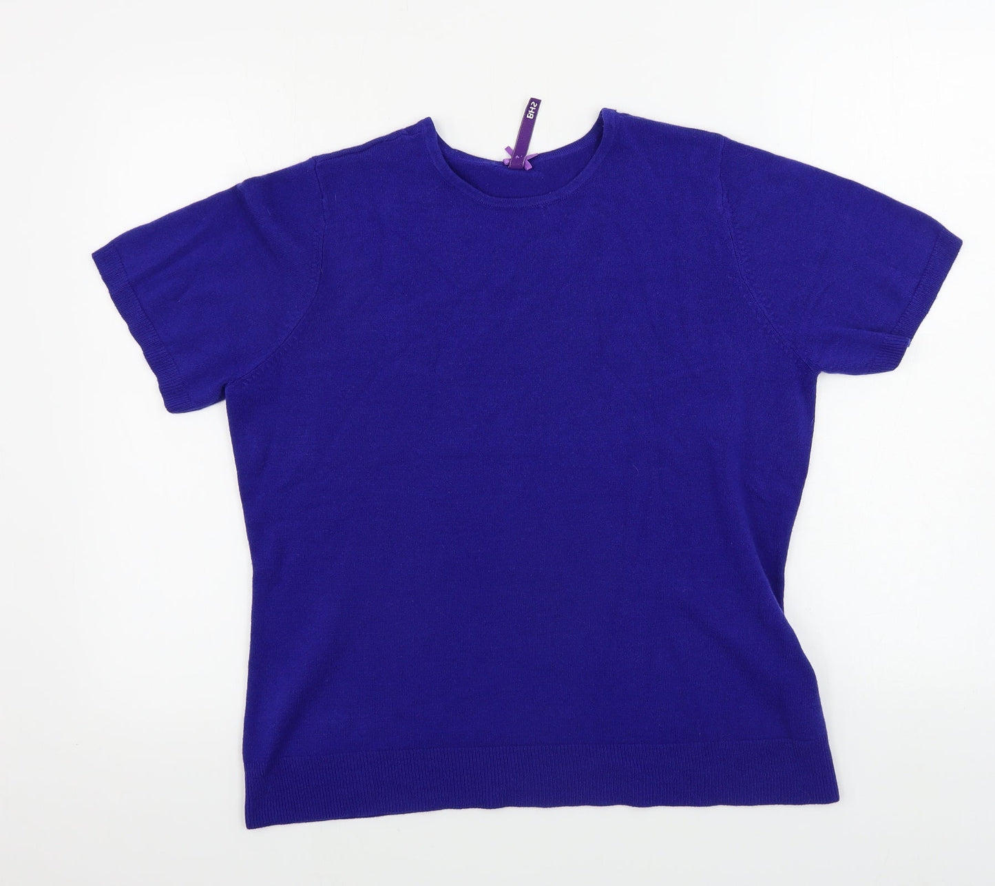 Womens UK Size 14 BHS Blue Pullover Jumper