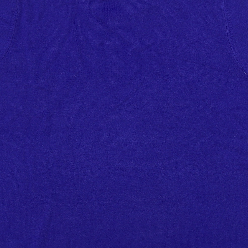 Womens UK Size 14 BHS Blue Pullover Jumper