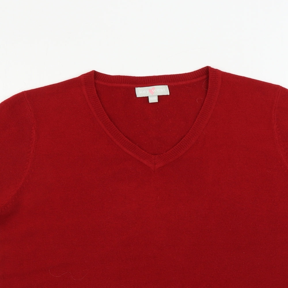 Key West Womens Red   Pullover Jumper Size 14