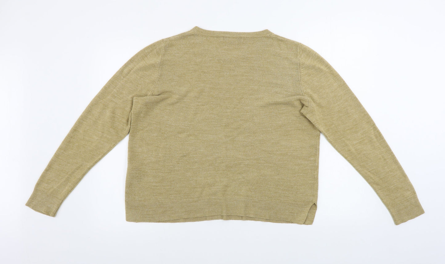 Womens UK Size 16 Marks and Spencer Brown Pullover Jumper