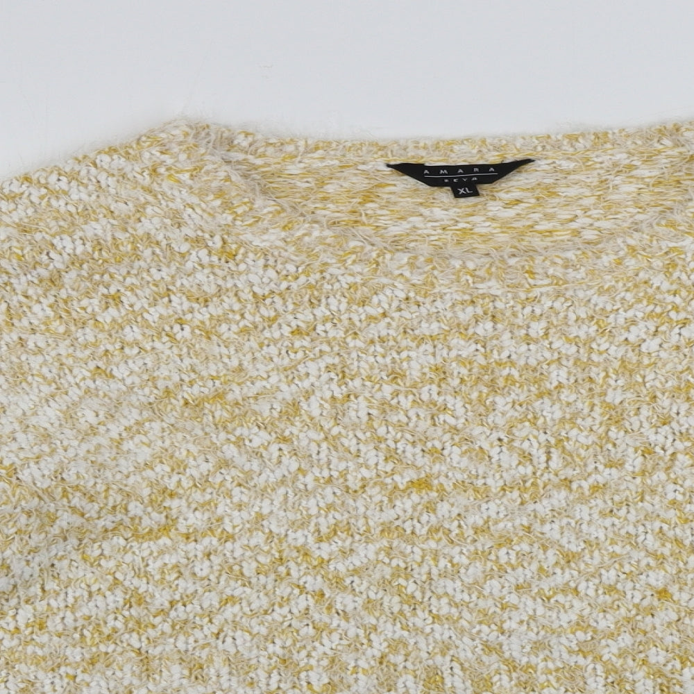 Womens UK Size XL Amara Reya Orange Pullover Jumper