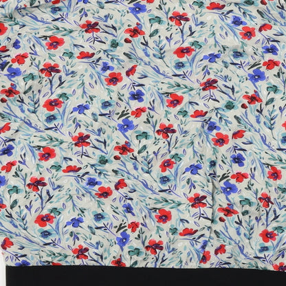 Papaya  Womens Grey Floral  Jacket Coat Size 12