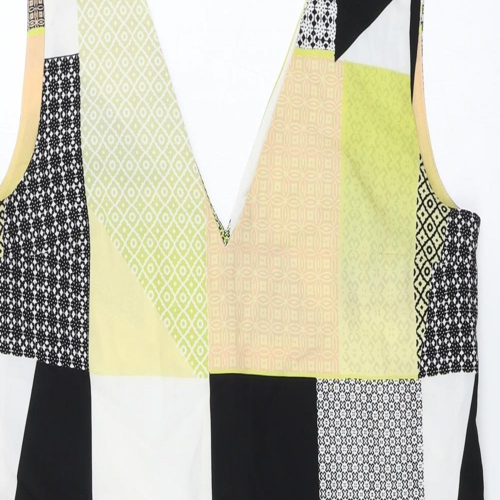 Neon Rose  Womens Yellow   A-Line  Size M