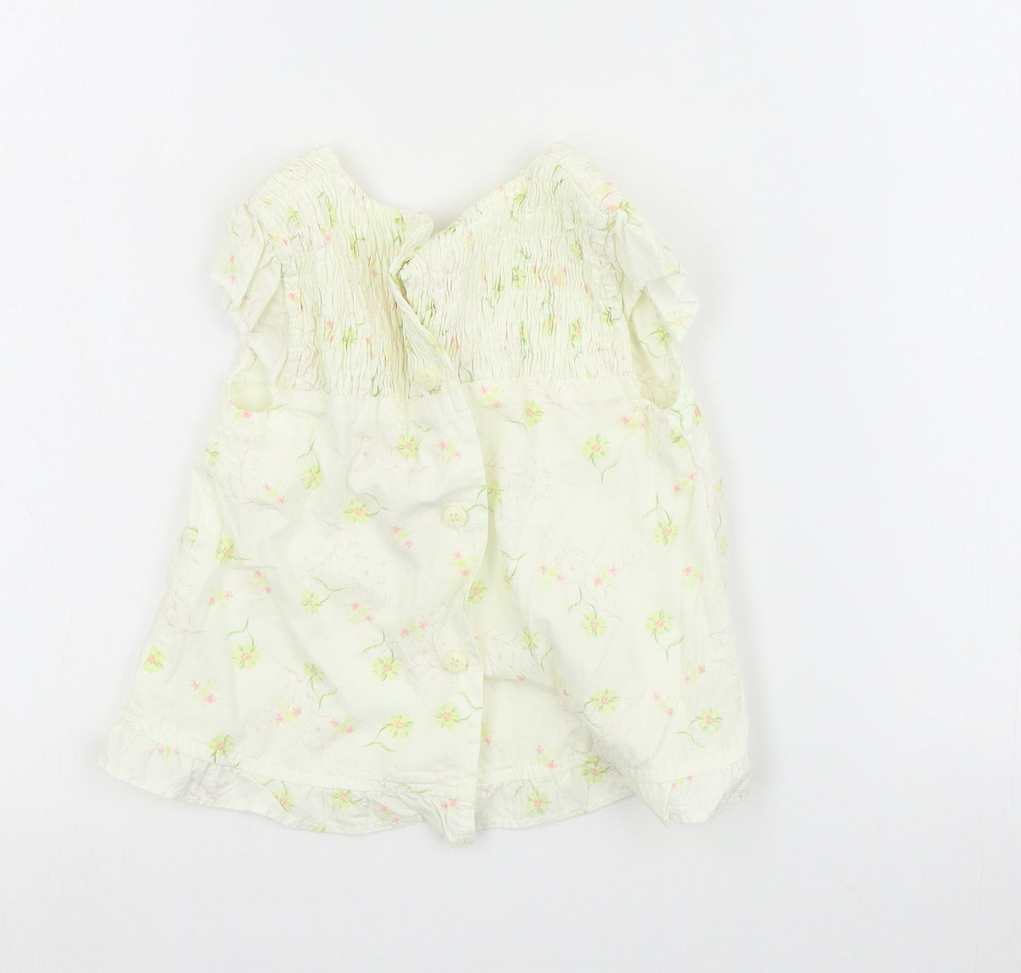 Mini mode Boys Yellow Floral  Basic Casual Size 2-3 Years