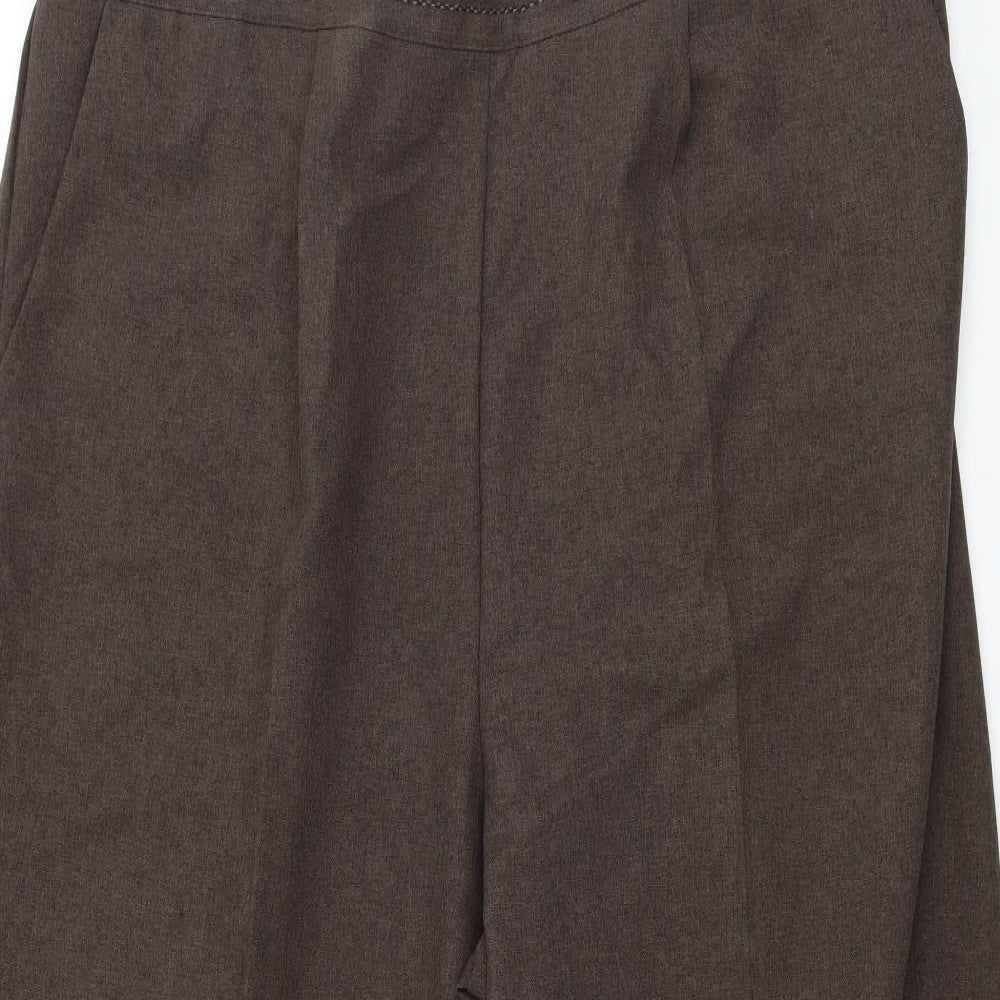 Womens UK Size 20 BM Regular Fit  Brown Trousers