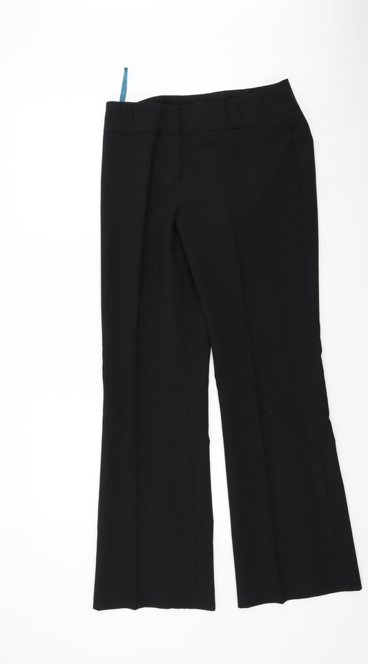Womens UK Size 10 Dorothy Perkins Regular Fit  Black Trousers