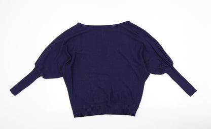 Womens UK Size M Yoins Blue Pullover Jumper