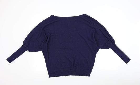 Womens UK Size M Yoins Blue Pullover Jumper