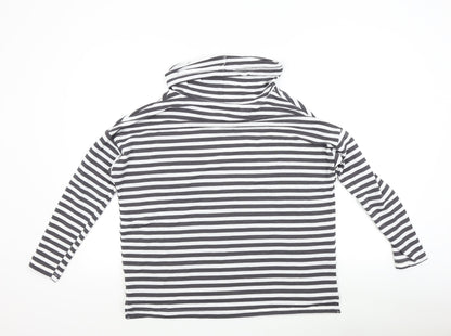 TU Womens Multicoloured Striped  Pullover Jumper Size 8