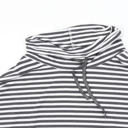 TU Womens Multicoloured Striped  Pullover Jumper Size 8