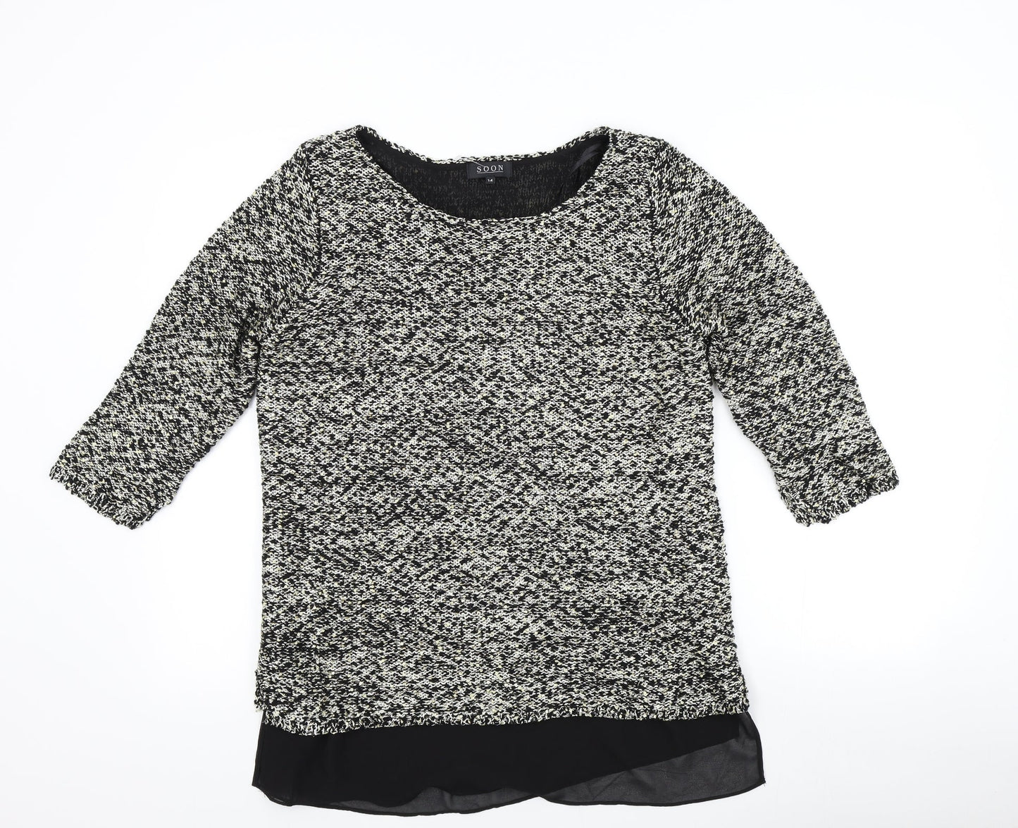 Womens UK Size 14 Matalan Multicoloured Pullover Jumper