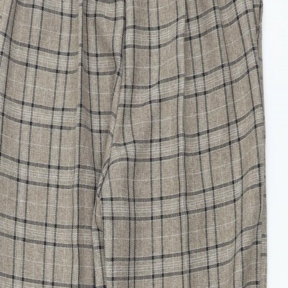 Womens UK Size 10 Preworn Regular Fit  Brown Trousers