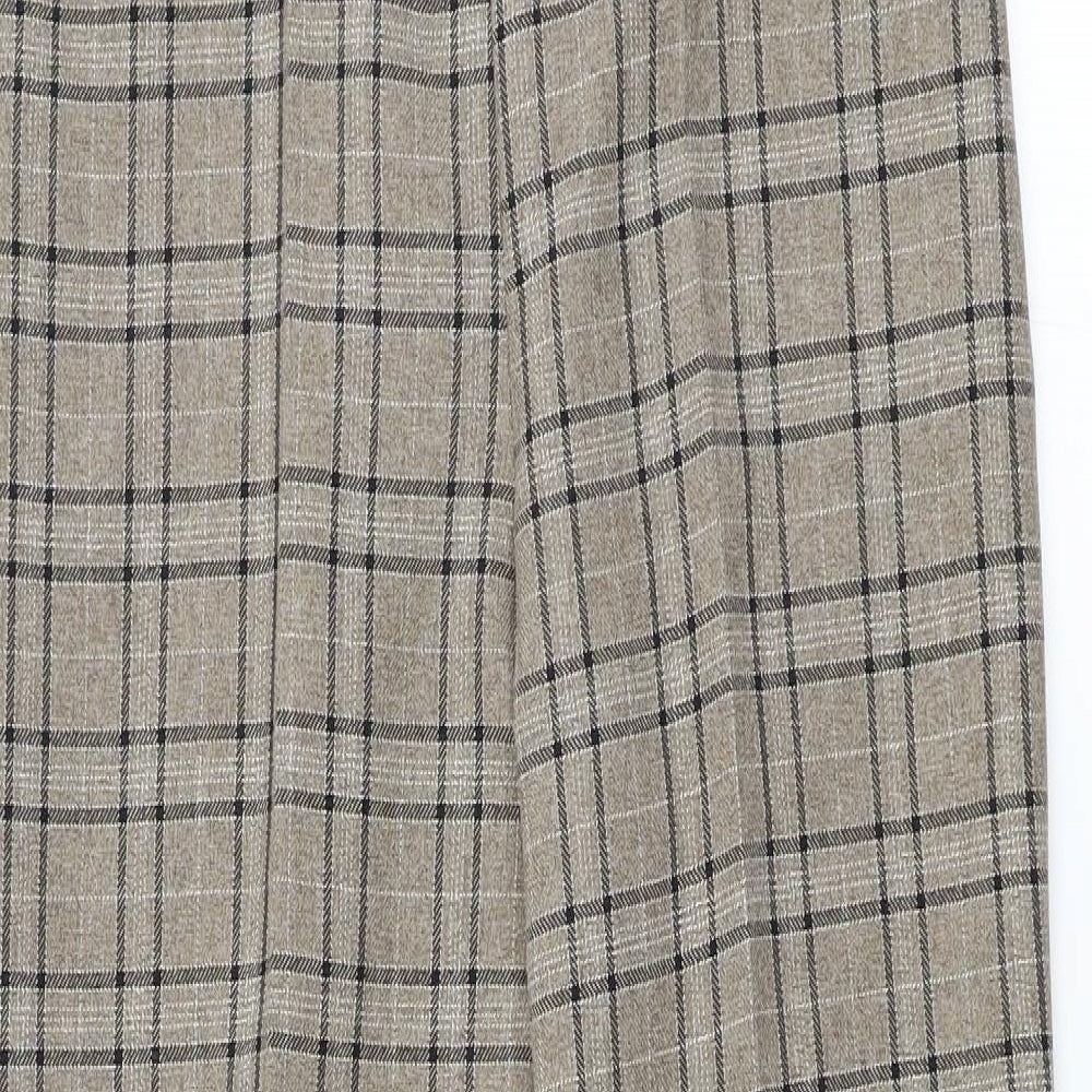 Womens UK Size 10 Preworn Regular Fit  Brown Trousers