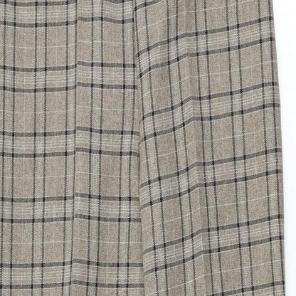 Womens UK Size 10 Preworn Regular Fit  Brown Trousers