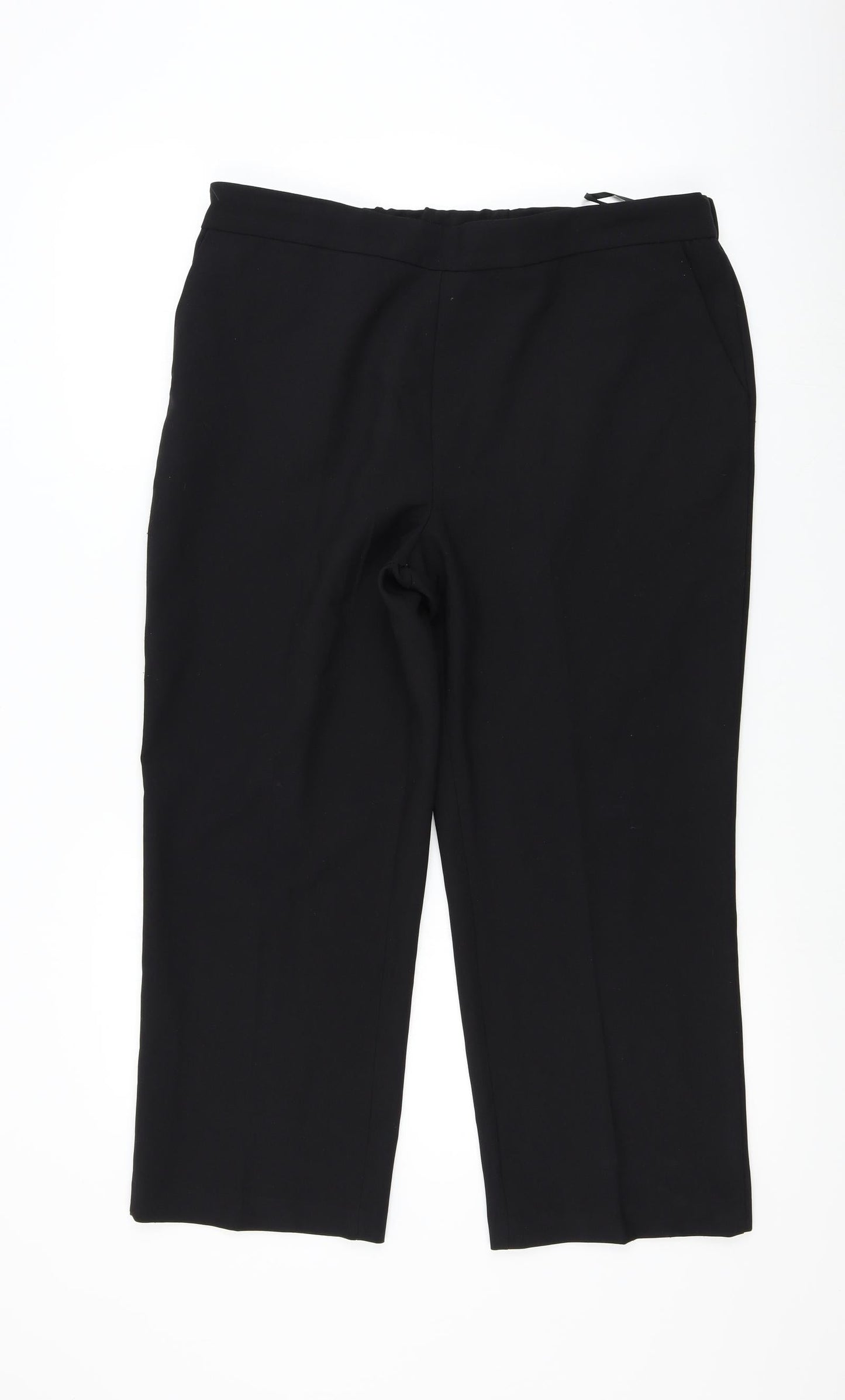 Bonmarché Womens Black   Trousers  Size 16 L25 in