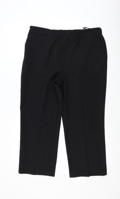 Bonmarché Womens Black   Trousers  Size 16 L25 in