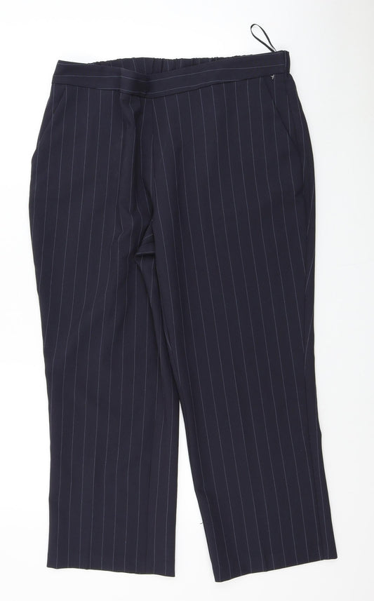 Bonmarché Womens Blue   Trousers  Size 16 L25.5 in