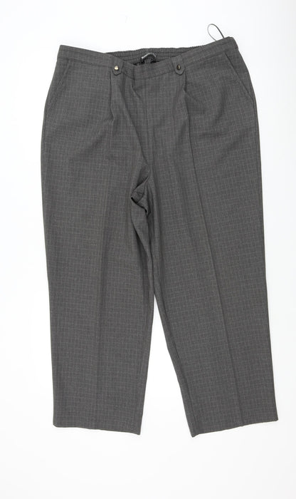 Bonmarché Womens Grey   Trousers  Size 18 L26 in