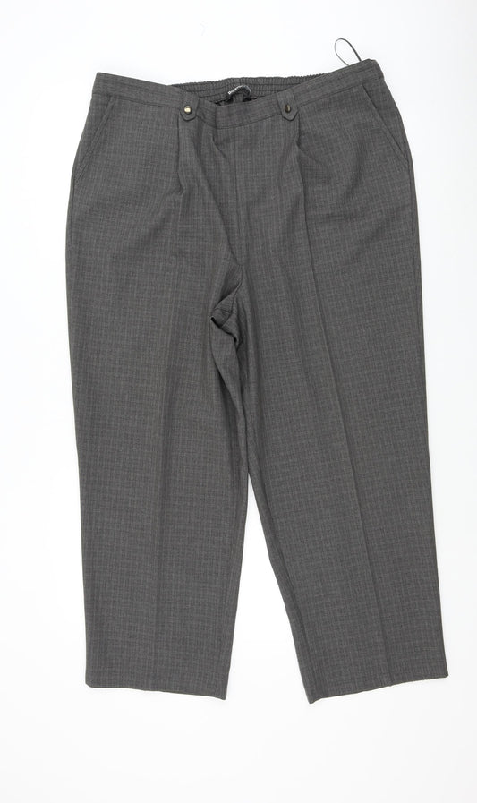 Bonmarché Womens Grey   Trousers  Size 18 L26 in