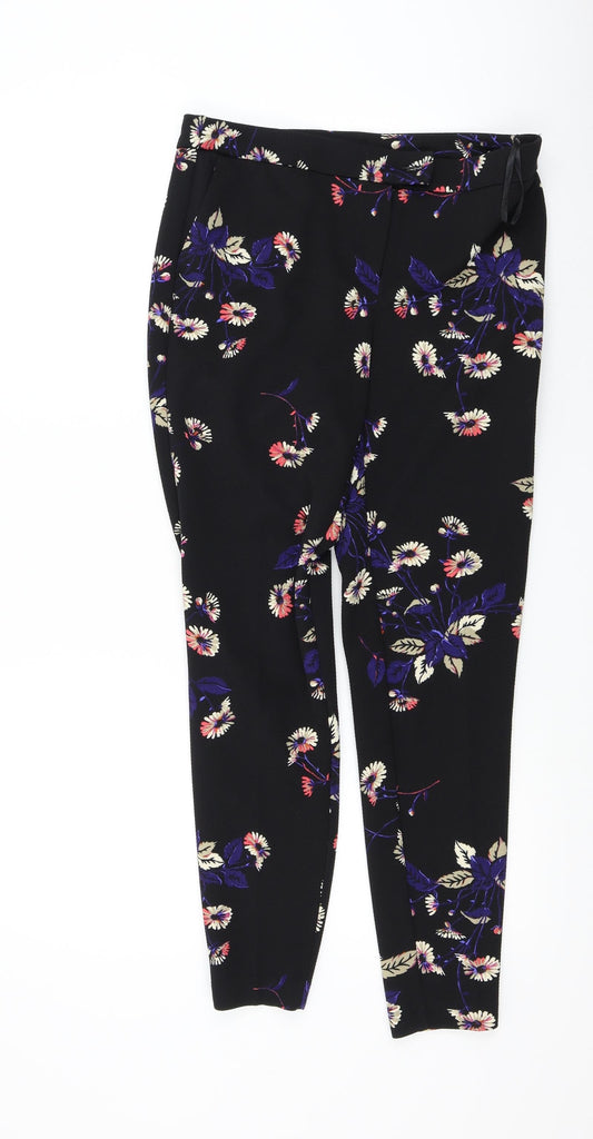 Womens UK Size 8 NEXT Regular Fit  Black Trousers