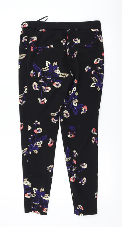 Womens UK Size 8 NEXT Regular Fit  Black Trousers